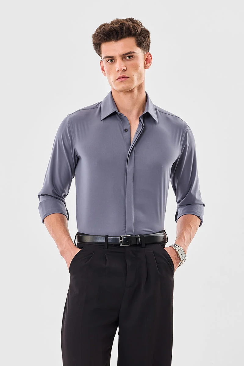 SNITCH Slim Fit Luxe Stretch Shirt
