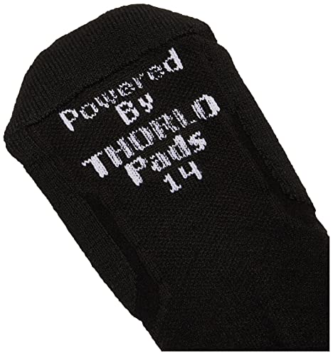 Thorlos Experia Unisex XCMU Multi-Sport Thin Padded Ankle Sock, Black, Medium - Image 2