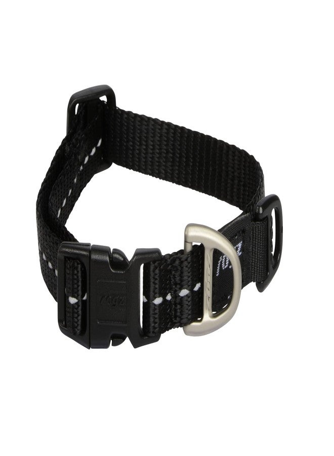 Rogz Reflective Dog Collar for Extra Large Dogs, Adjustable from 17-27 inches, Blue - Image 3