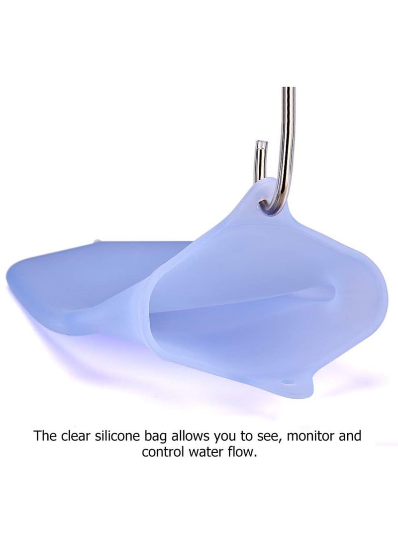 General Non-Toxic Silicone Enema Bag Kit,Reusable,2L,with 1.5m Long Hose 5 Replaceable Tips and Controlled Water Flow for Colon Detox Cleanse Douche for Women and Men  - Image 3