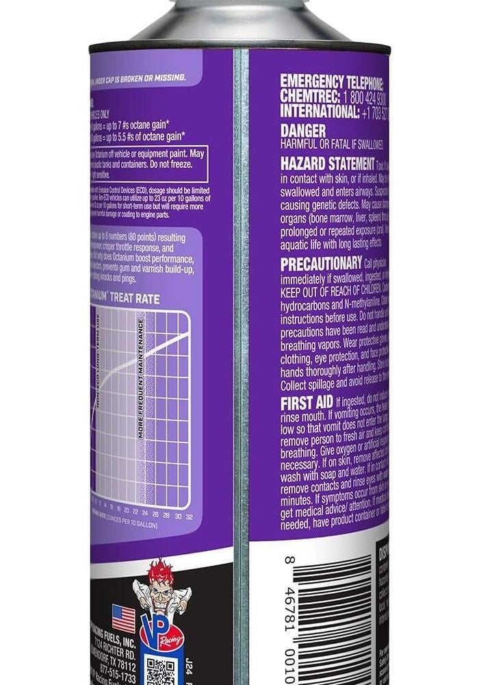 VP racing معزز الأوكتان أوكتانيوم VPF2837 من VP Racing Fuels - 32 أونصة سائلة - Image 4