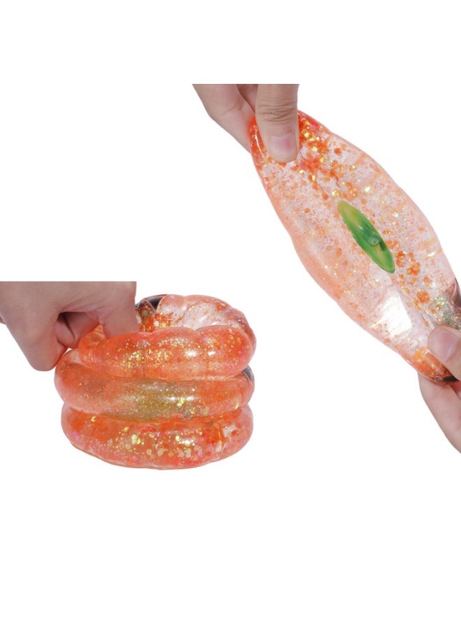 1 Piece Pumpkin Squeeze Toys, Stretchy Squishy Stress Balls, Slow Rising Sensory Fidget Toys, Anxiety Relief Hand Therapy Toys, Halloween Party Favors - Image 4