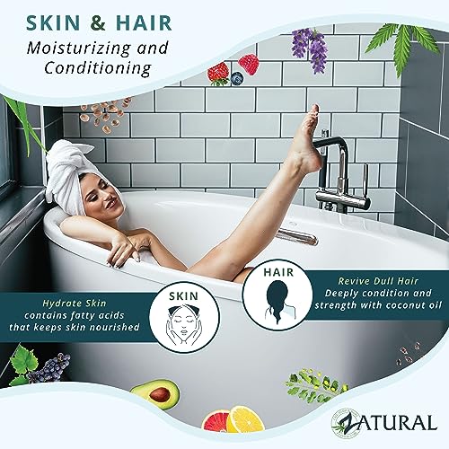 Zatural Coconut Oil, 100% Virgin Organic Extra Virgin Unrefined, Cold Pressed (16 Ounce) - Image 4