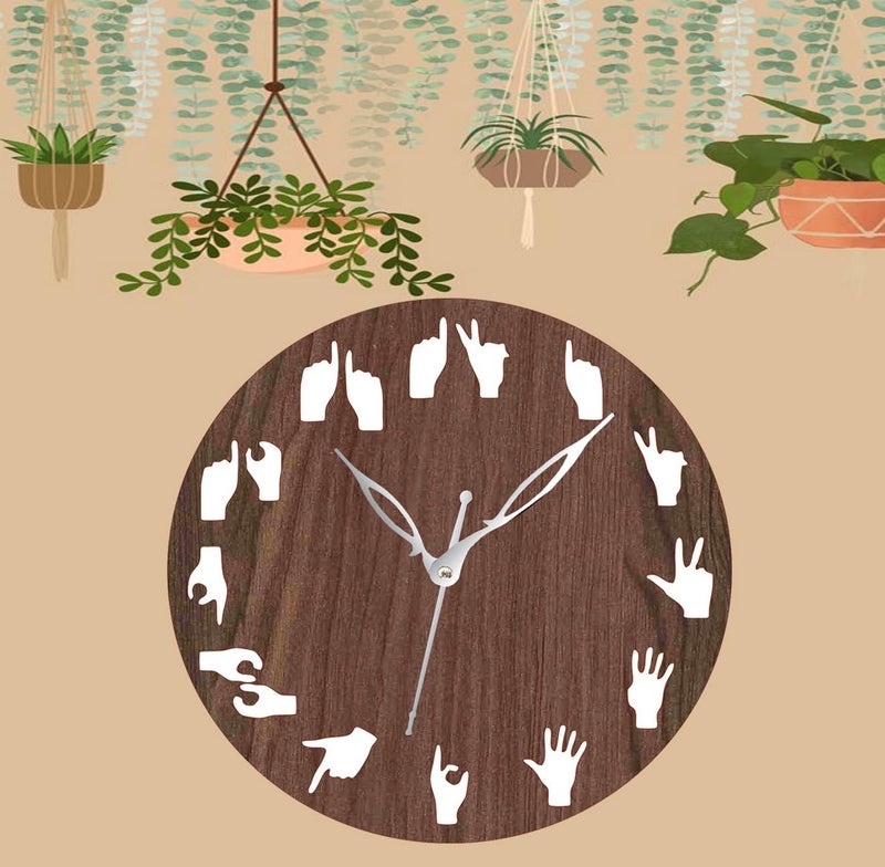ADK Wall Clock for Living Room Bedroom Home Office Kitchen Asymmetric Shaped Designer MDF Wall Clock for Home Decor Standard 57 - Image 2
