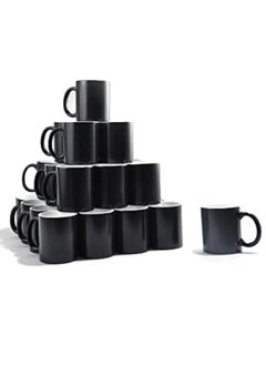 Kalon 36 pcs-Ceramic Magic Coffee Mug Heat Transfer sublimation Magic mugs  Black Ceramic Magic Mugs  - Image 1