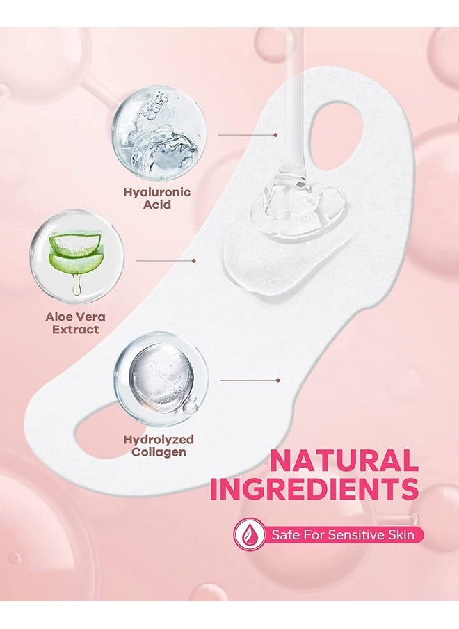 McoMce - FairyFace V Line Shaping Face Masks (5 Count), Double Chin Reducer, Lifting Hydrogel Collagen Mask with Aloe Vera and Seaweed, Anti-Aging and Anti-Wrinkle - Image 1