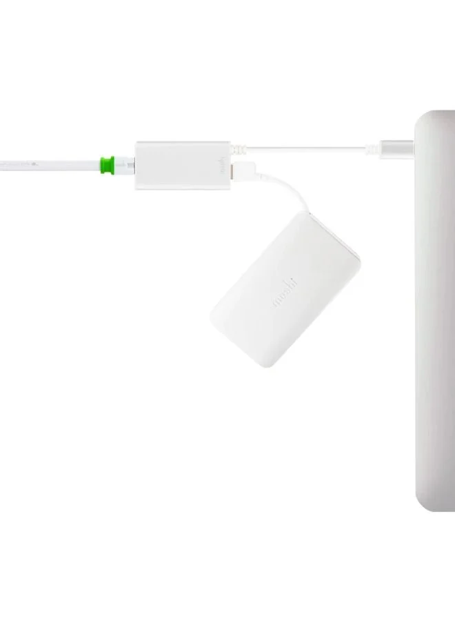 Moshi MOSHI USB-C To Gigabit Ethernet Adapter - Silver