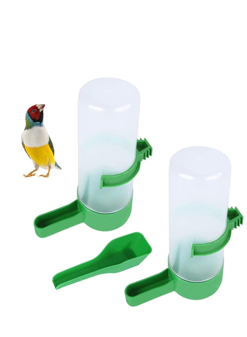 SYOSI Bird Feeder Automatic Water Bottle Drinker Container Food Dispenser Pet Plastic Waterer Clip For Parrots Hanging In Cage Budgie Cockatiel Lovebirds - Image 1