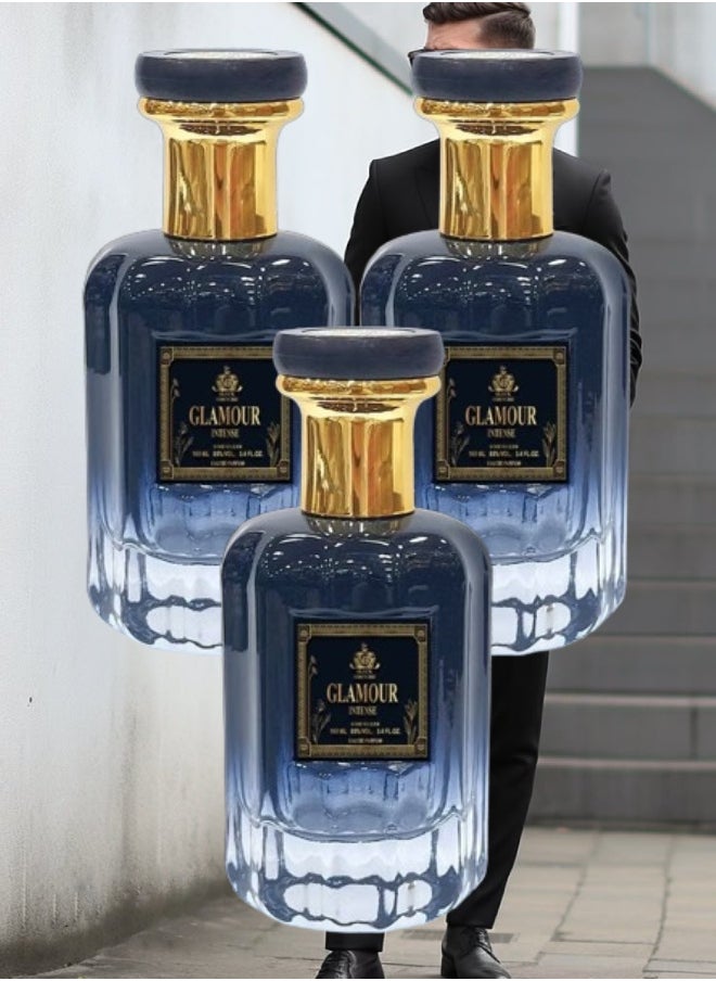 بلاك كوتير 3 قطع عطر غلامور إنتنس 100مل  - Image 1