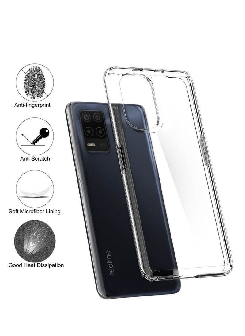 Wtech - TPU Soft Corners Case Cover for Realme 8 (5G) / Realme V13 5G Clear - Image 1