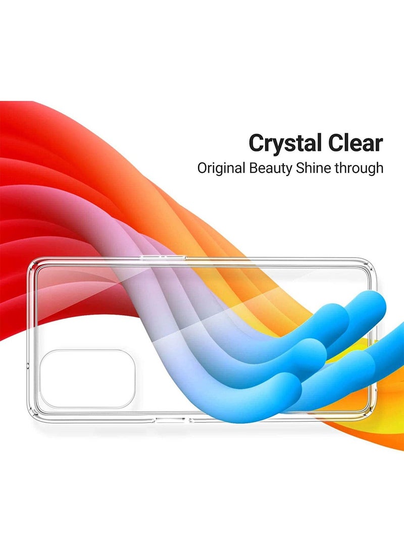 Wtech - TPU Soft Corners Case Cover for Realme 8 (5G) / Realme V13 5G Clear - Image 1