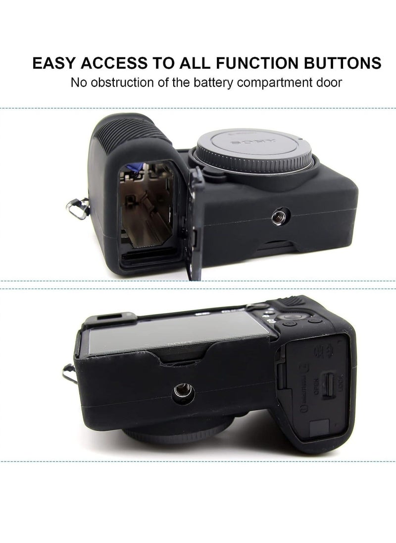 Y&D Soft Silicone Camera Case Protector Cover for Sony A6600 Alpha 6600 ILCE-6600 Mirrorless Anti-Scratch Slim Fit Rubber Protective Shell Skin  - Image 5