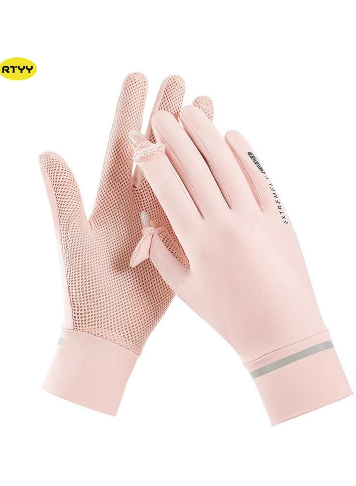 RTYY Women's Gloves Driving Gloves Non-slip Sun Protection Summer UV Protection Gloves - Image 1