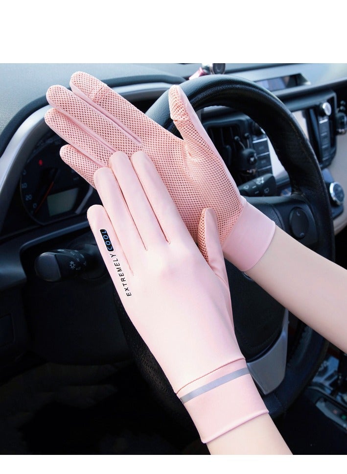 RTYY Women's Gloves Driving Gloves Non-slip Sun Protection Summer UV Protection Gloves - Image 2