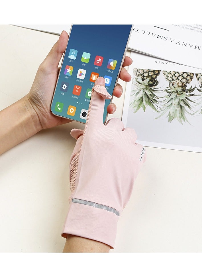 RTYY Women's Gloves Driving Gloves Non-slip Sun Protection Summer UV Protection Gloves - Image 3