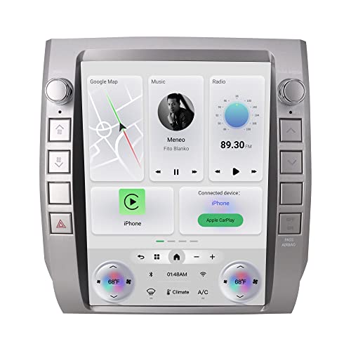 Citreal Android Car Radio Stereo for Toyota Tundra 2014-2020 with Wireless Carplay&Android Auto,12.1″ HD Touch Screen T-Style Head Unit 3+32G Car Multimedia Player Replacement WiFi,GPS,Bluetooth,SWC - Image 1