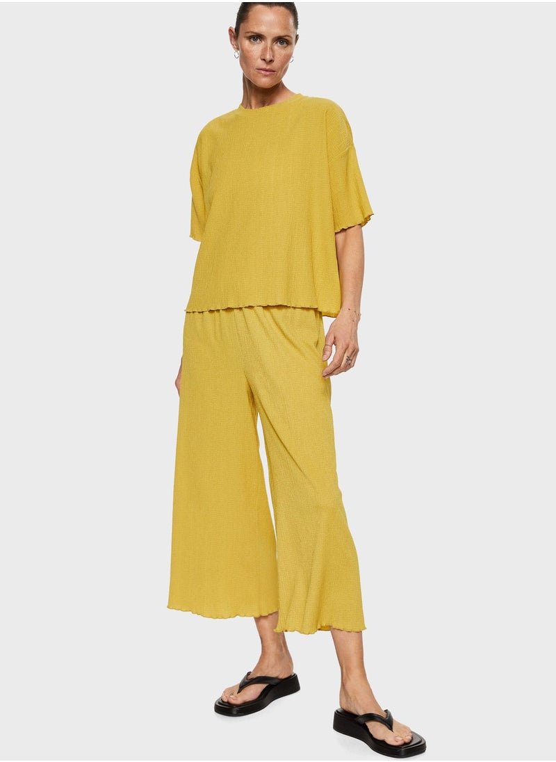 MANGO - Flared High Waist Pants - Image 1