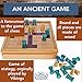 WE Games Kings Table Wooden Games Tablut Viking Strategy Board Games 2 Player Games for Adults Beautiful Home Decor Wooden Board Games for Living Room Decor Quality Birthday Gifts Museum Game - Image 4