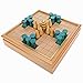 WE Games Kings Table Wooden Games Tablut Viking Strategy Board Games 2 Player Games for Adults Beautiful Home Decor Wooden Board Games for Living Room Decor Quality Birthday Gifts Museum Game - Image 2