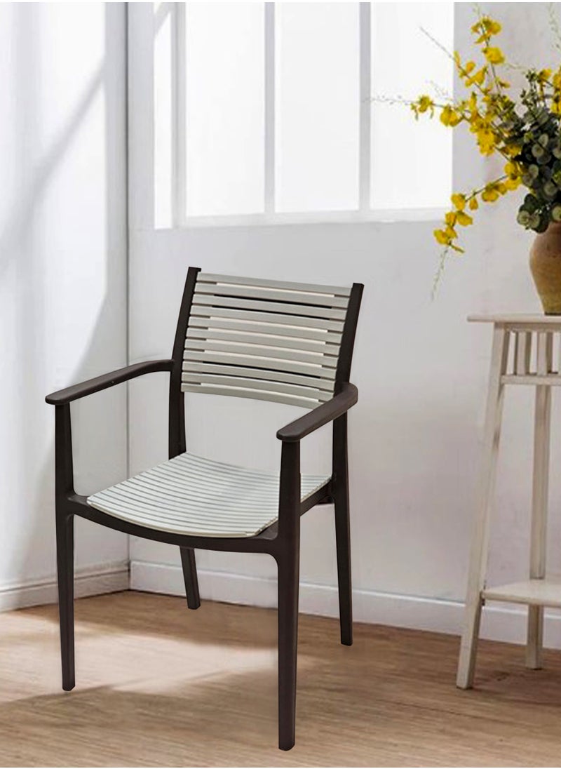 Living - Set of 2 piece Stackable outdoor modern hotel plastic restaurant dining chair chairs for events coffee shop - Image 1