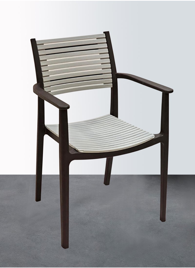 Living - Set of 2 piece Stackable outdoor modern hotel plastic restaurant dining chair chairs for events coffee shop - Image 1