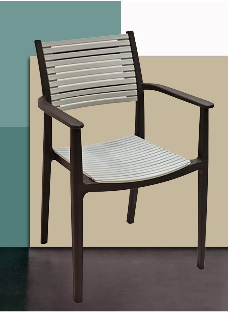 Living - Set of 2 piece Stackable outdoor modern hotel plastic restaurant dining chair chairs for events coffee shop - Image 1