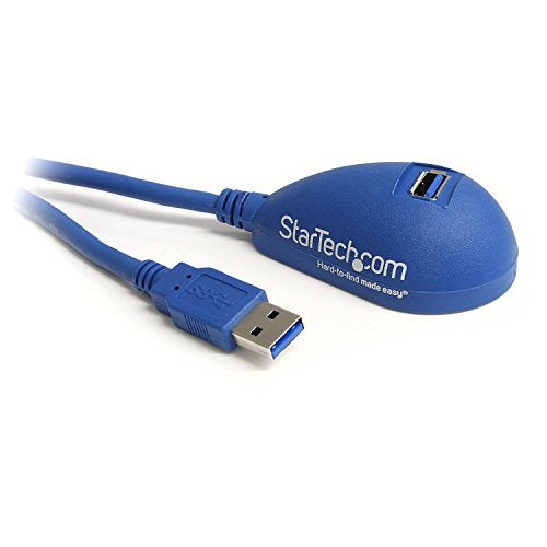 StarTech.com 5 ft Desktop SuperSpeed USB 3.0 Extension Cable - A to A M/F - USB extension cable - USB Type A (M) to USB Type A (F) - 5 ft - black - USB3SEXT5DSK,Blue - Image 4