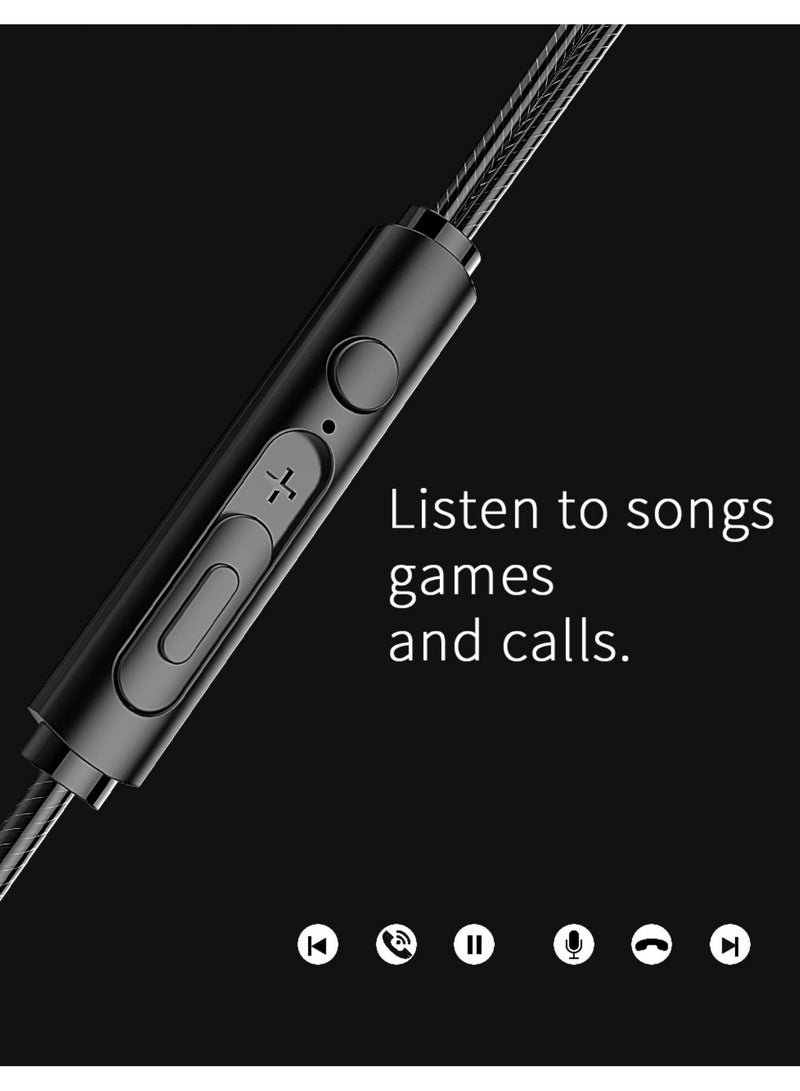 CoomBe Type C Wired Earphones Waterproof Sports Binaural Wired Headset, HIFI Metal Bass Earbud, Sport Stereo Sound Noise Reduction Headphone for Huawei Samsung Honor Xiaomi iPhone 15 iPhone 16 Series - Image 5