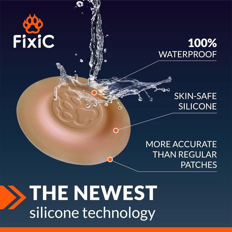 Fixic Fixi Adhesive Patches 10 Pack Good for Libre 1, 2 Waterproof Patches Libre Adhesive Covers The Best Fixation for Your Sensor! - Image 2