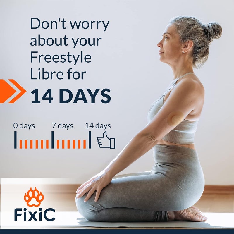 Fixic Fixi Adhesive Patches 10 Pack Good for Libre 1, 2 Waterproof Patches Libre Adhesive Covers The Best Fixation for Your Sensor! - Image 5