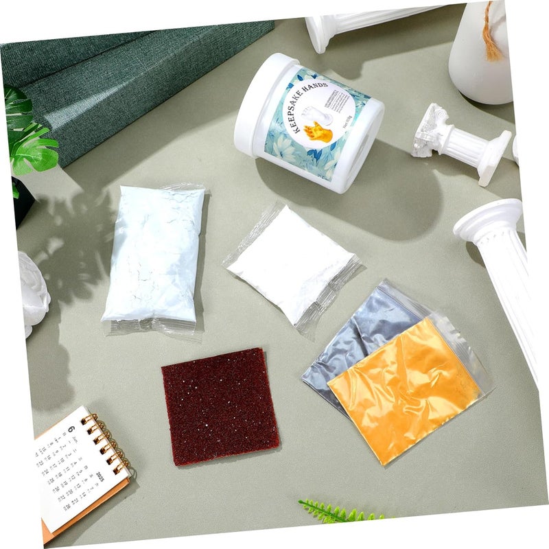 Garneck 3D Newborn Baby Hand Casting Kit Keepsake Plaster Infant Hand Foot Molding Set Easy to Use Baby Print Craft for Cherished Memories - Image 5