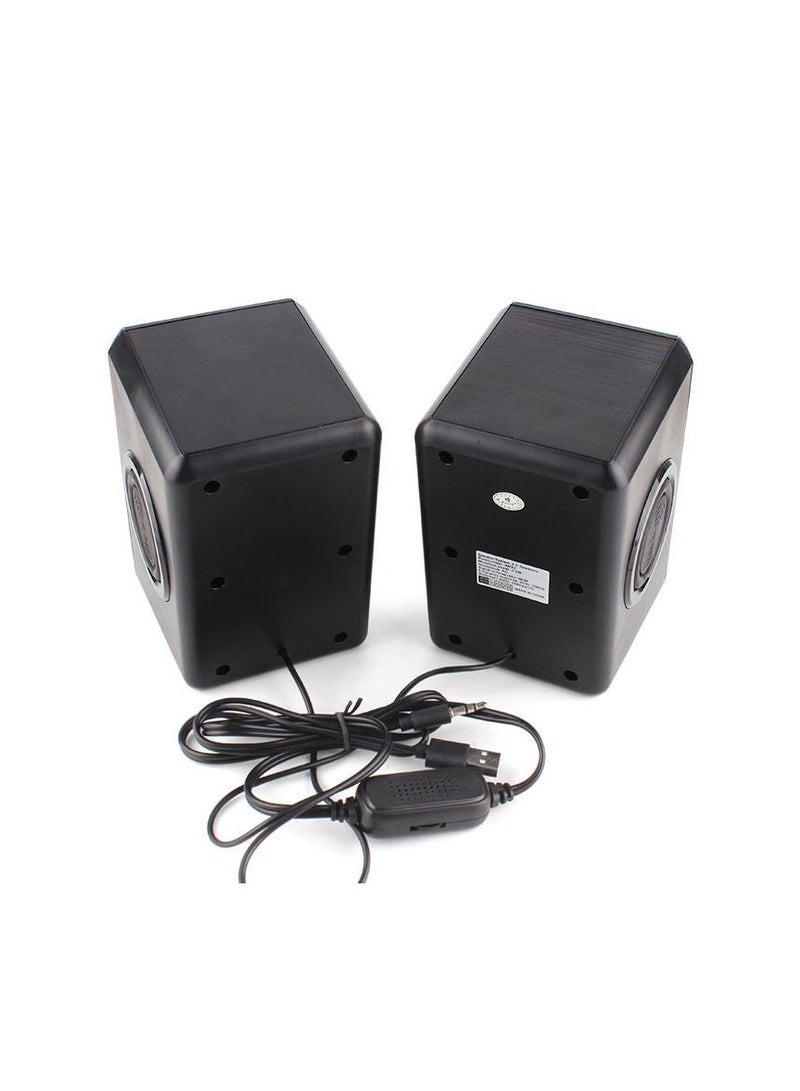 Kisonli Original T008A USB Speaker Multimedia Speakers Set AUX in 3W*2speakers USB 2.0 Speaker - Image 3