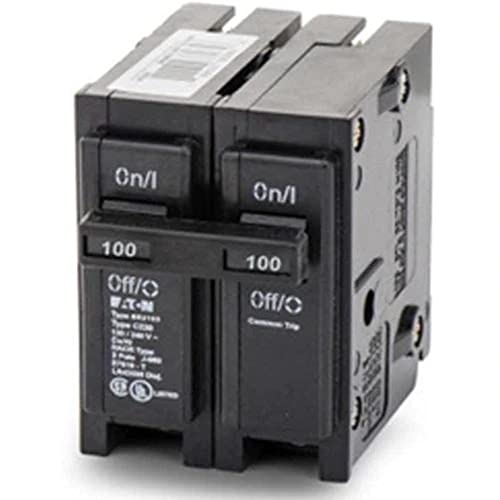 Eaton قاطع الدائرة القابل للتبديل ذو القطبين المزدوجين من Eaton Corporation Br2100، 120/240 فولت، 100 أمبير - Image 3