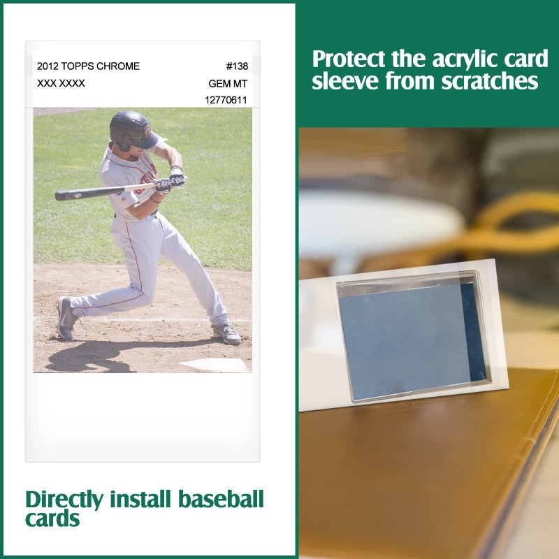 Lewtemi 300 Pcs Graded Card Sleeves Resealable Team Bags for Trading Cards Baseball Sports Slabs Holders Plastic Collectible Slabs Protection,3.5" x 5.5" - Image 4