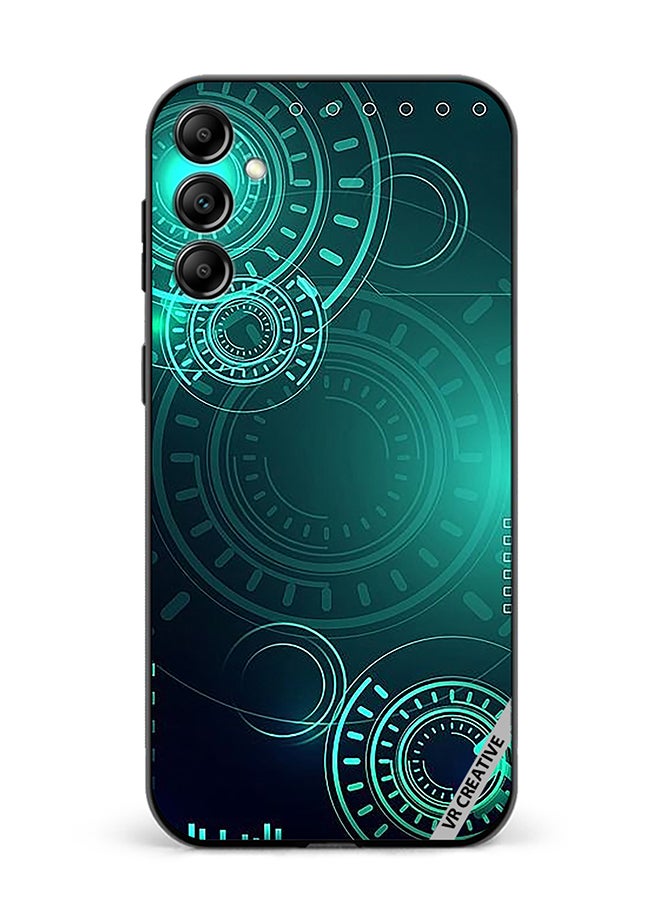 VR CREATIVE Protective Case Cover For Samsung Galaxy A15 5G/A15 Green Technology Design Multicolour - Image 1