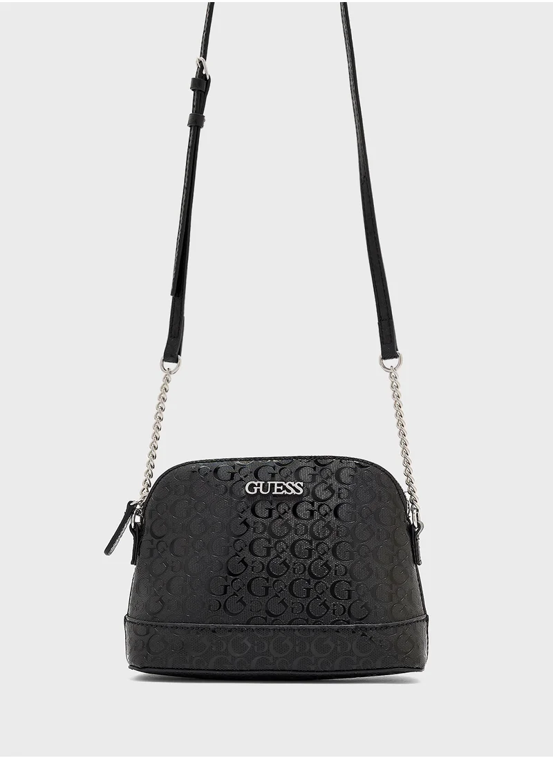 GUESS Tidewood Mini Top Zip Crossbody