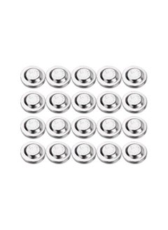 24pcs Magnetic Round Snap Button Name Badge Magnet Clasp Fastener Brooch Pin Scarf Clasp Name Tags 17mm Silver