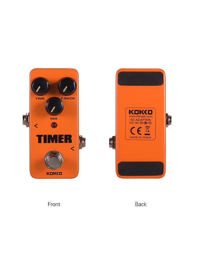 Fd2 Mini Effects Pedal Timer Digital Analog Delay True Bypass Electric   Guitar Effect Pedal