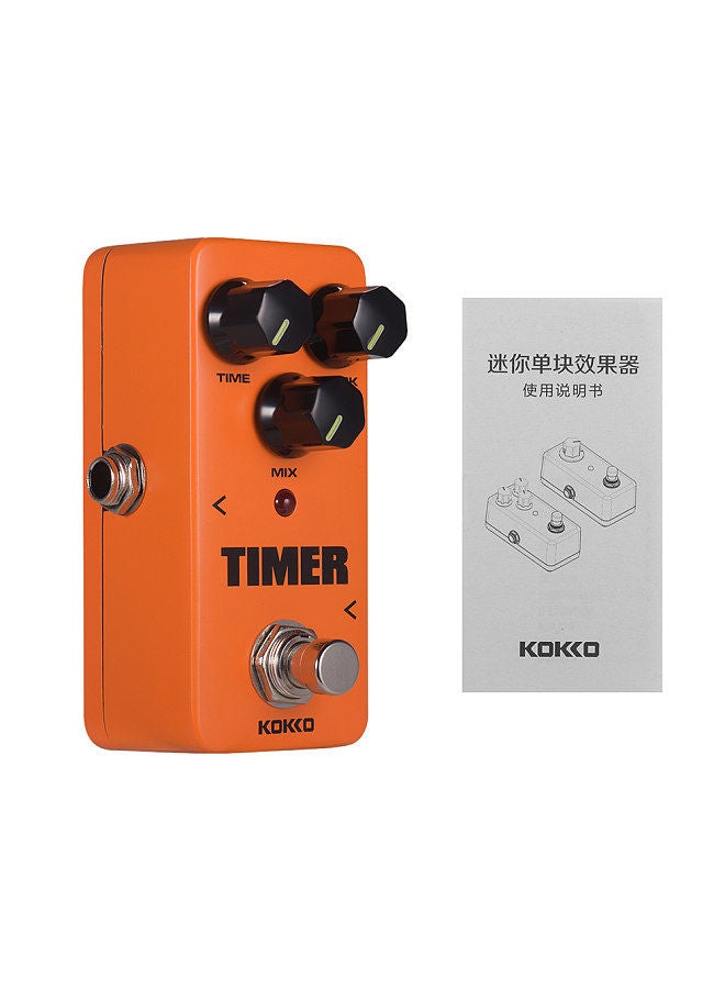 Fd2 Mini Effects Pedal Timer Digital Analog Delay True Bypass Electric   Guitar Effect Pedal
