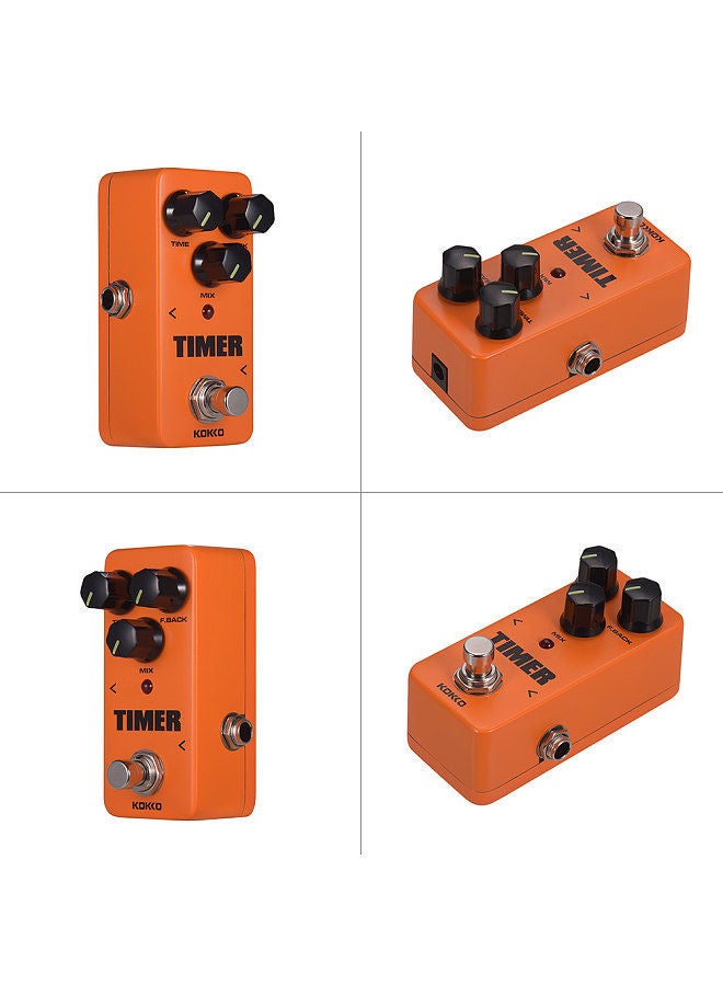 Fd2 Mini Effects Pedal Timer Digital Analog Delay True Bypass Electric   Guitar Effect Pedal