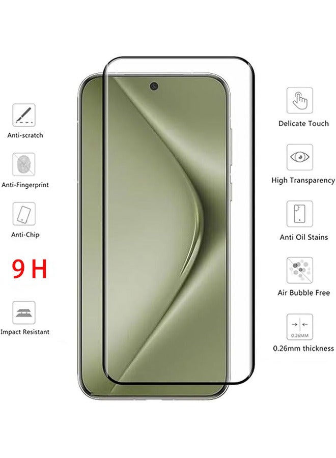 2 Pack Huawei Pura 70 Ultra 5G Screen Protector, 9H Tempered Glass Screen Protector for Huawei Pura 70 Ultra 5G, Premium 3D Curved Edge Guard Film，Case Friendly, Anti-Scratch Film (Edge Adhesive) - Image 3