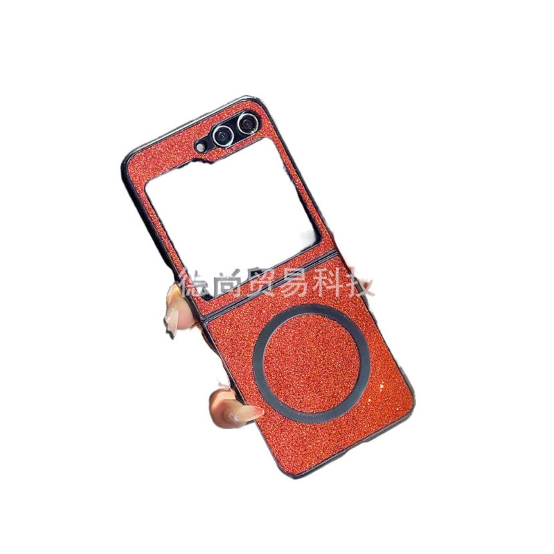 MagSafe Case | Shockproof | Glitter Folding | Shockproof Cover for Samsung Galaxy Z Fold 6 | Silver - Image 4