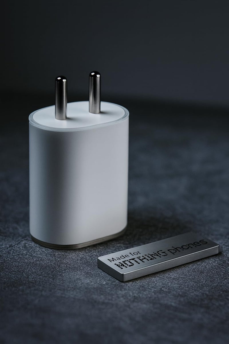 SHOQU Original 45W C-Type PPS Rapid Charger Adapter Compatible with Nothing Phone 4a | 4a Pro | 3 | 3a Lite | 3a Pro | 2a | 2a Plus |2| CMF 2 Pro | Buds, 45 W USB C Charging Adaptor, 45watt Charge, White - Image 2