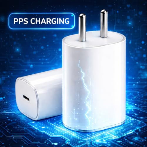 SHOQU Original 45W C-Type PPS Rapid Charger Adapter Compatible with Nothing Phone 4a | 4a Pro | 3 | 3a Lite | 3a Pro | 2a | 2a Plus |2| CMF 2 Pro | Buds, 45 W USB C Charging Adaptor, 45watt Charge, White - Image 3
