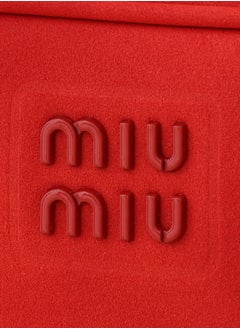 Miu Miu Arcadie padded suede top-handle bag  - Image 5