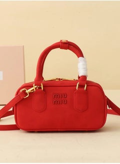 Miu Miu Arcadie padded suede top-handle bag  - Image 1