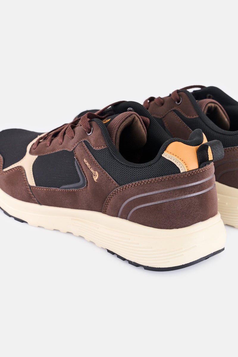 Nordland Men Lace Up Hiking Shoes, Brown  - Image 3