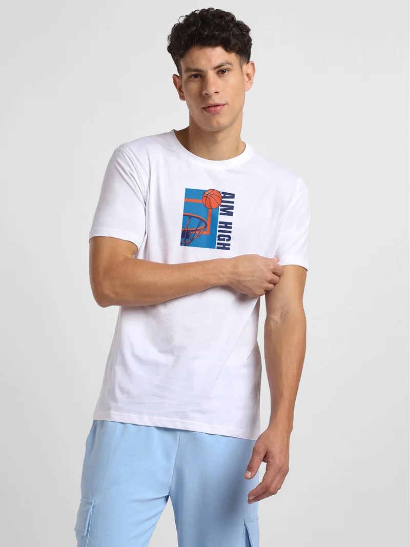 نوبيرو Nobero Men Graphic Printed T-shirt