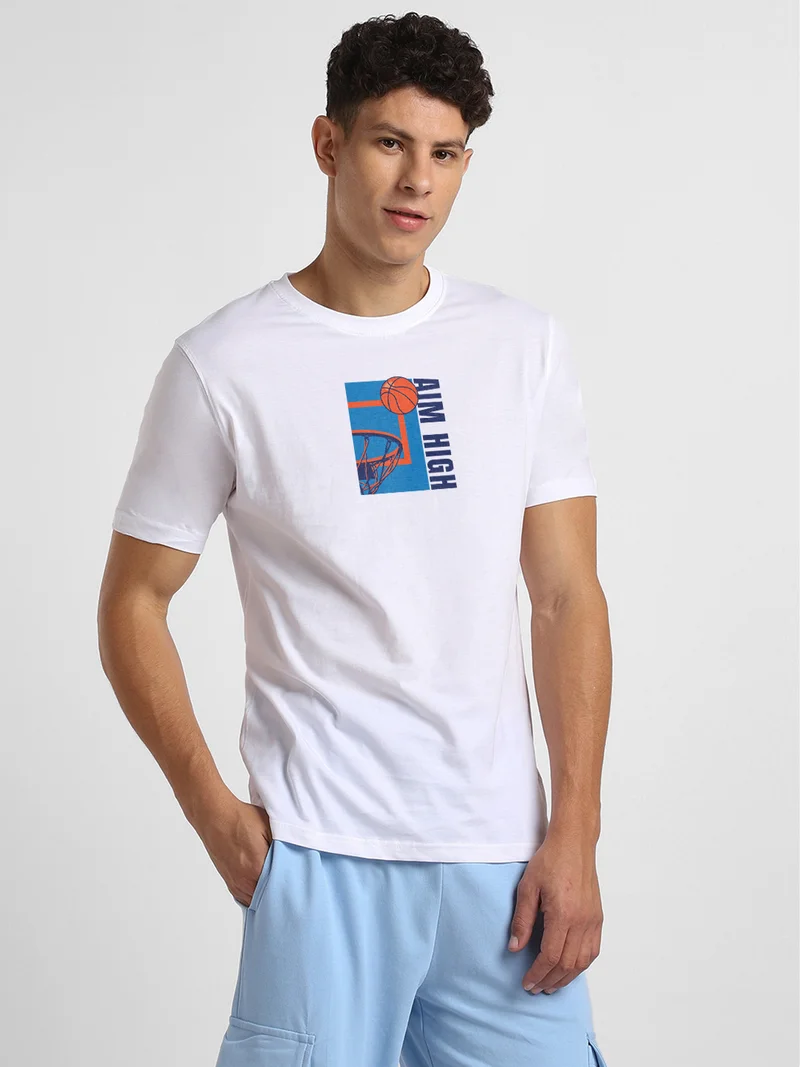 نوبيرو Nobero Men Graphic Printed T-shirt