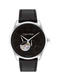 CALVIN KLEIN ساعة يد دائرية أنالوج للرجال بهيكل أسود - 25200388  - Image 1